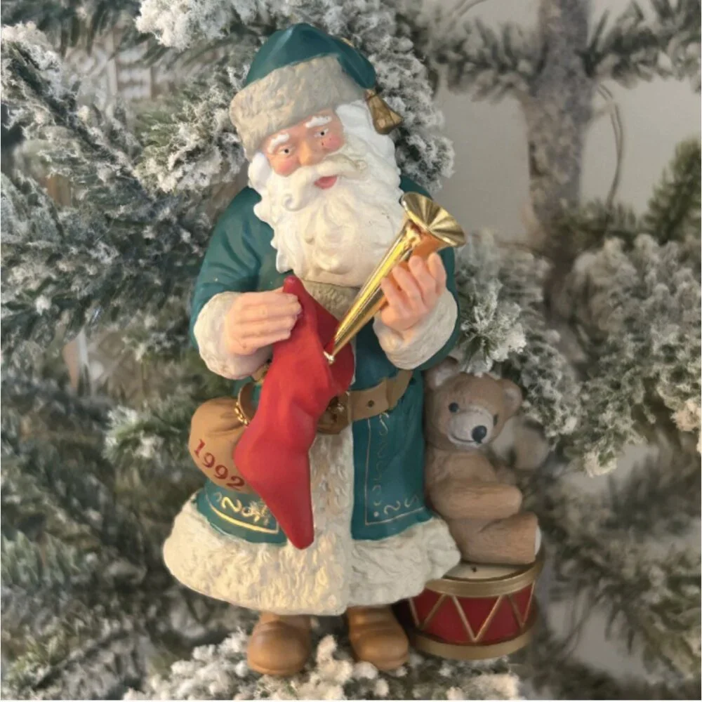 Hallmark Keepsake Christmas Ornaments Lot of 5 Holiday Santa Cats Nutcracker